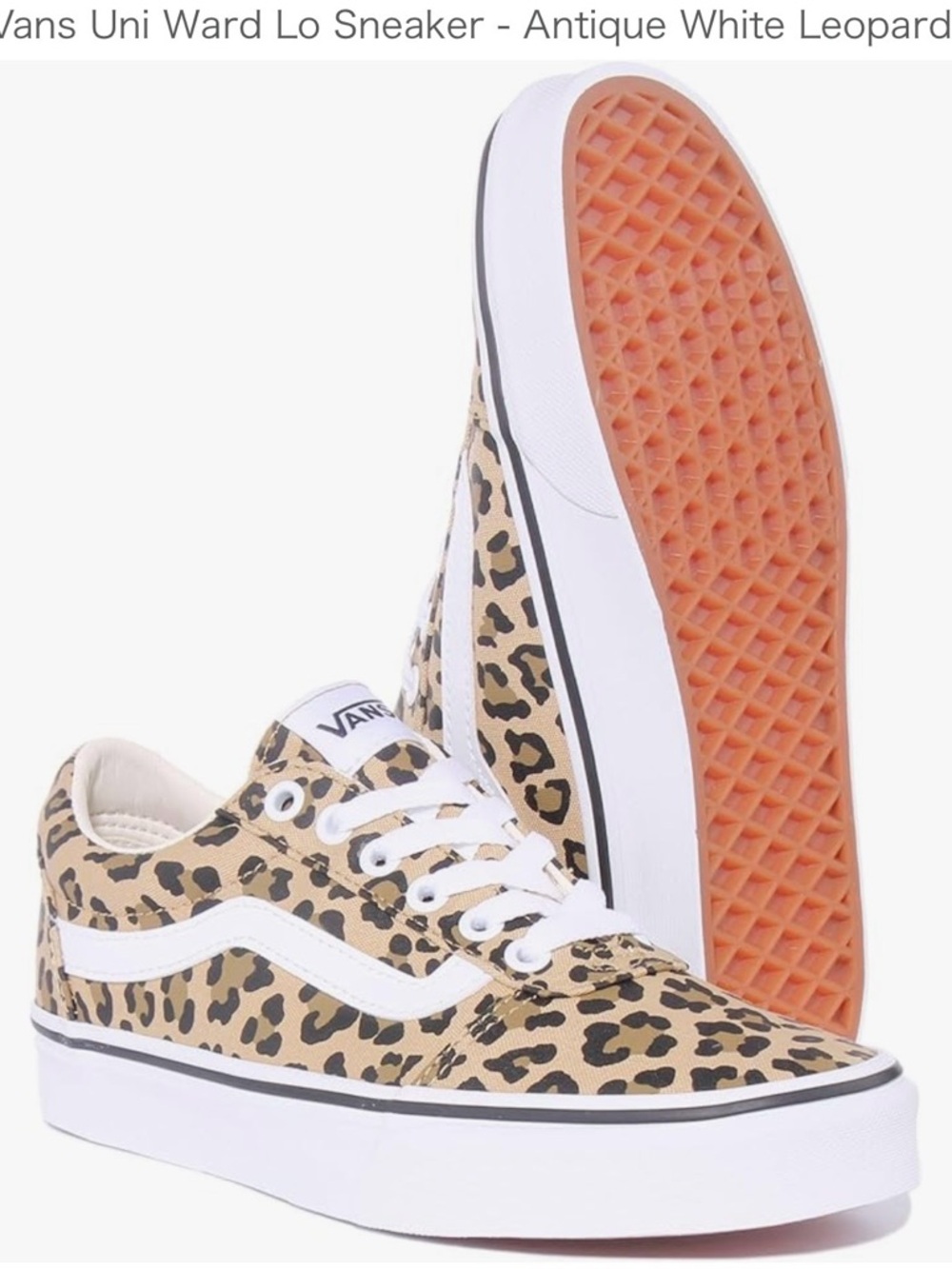 Vans Leopard Print Ward Lo Sneaker - Platform